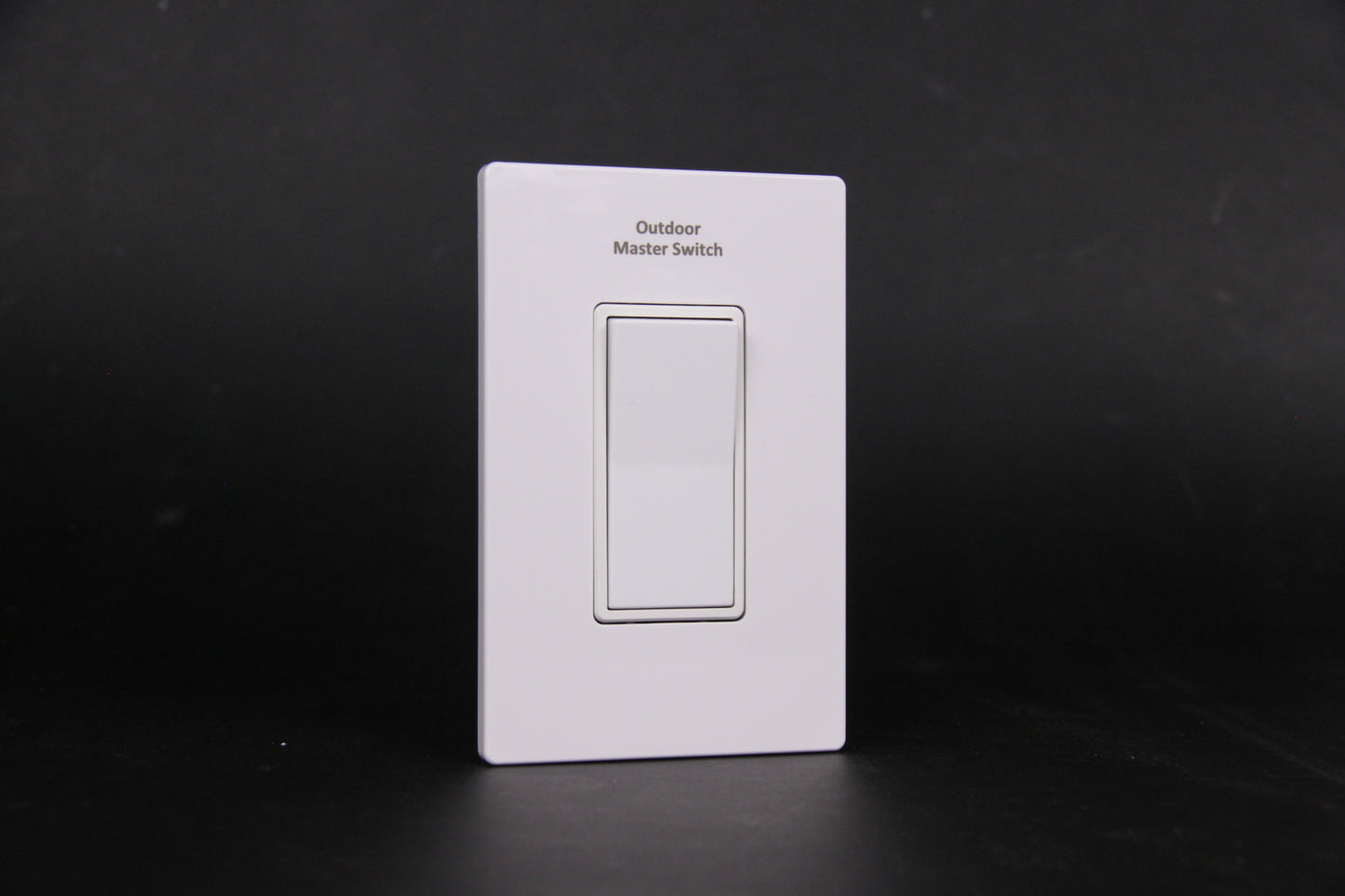 Eaton 1 gang faceplate with custom engraving