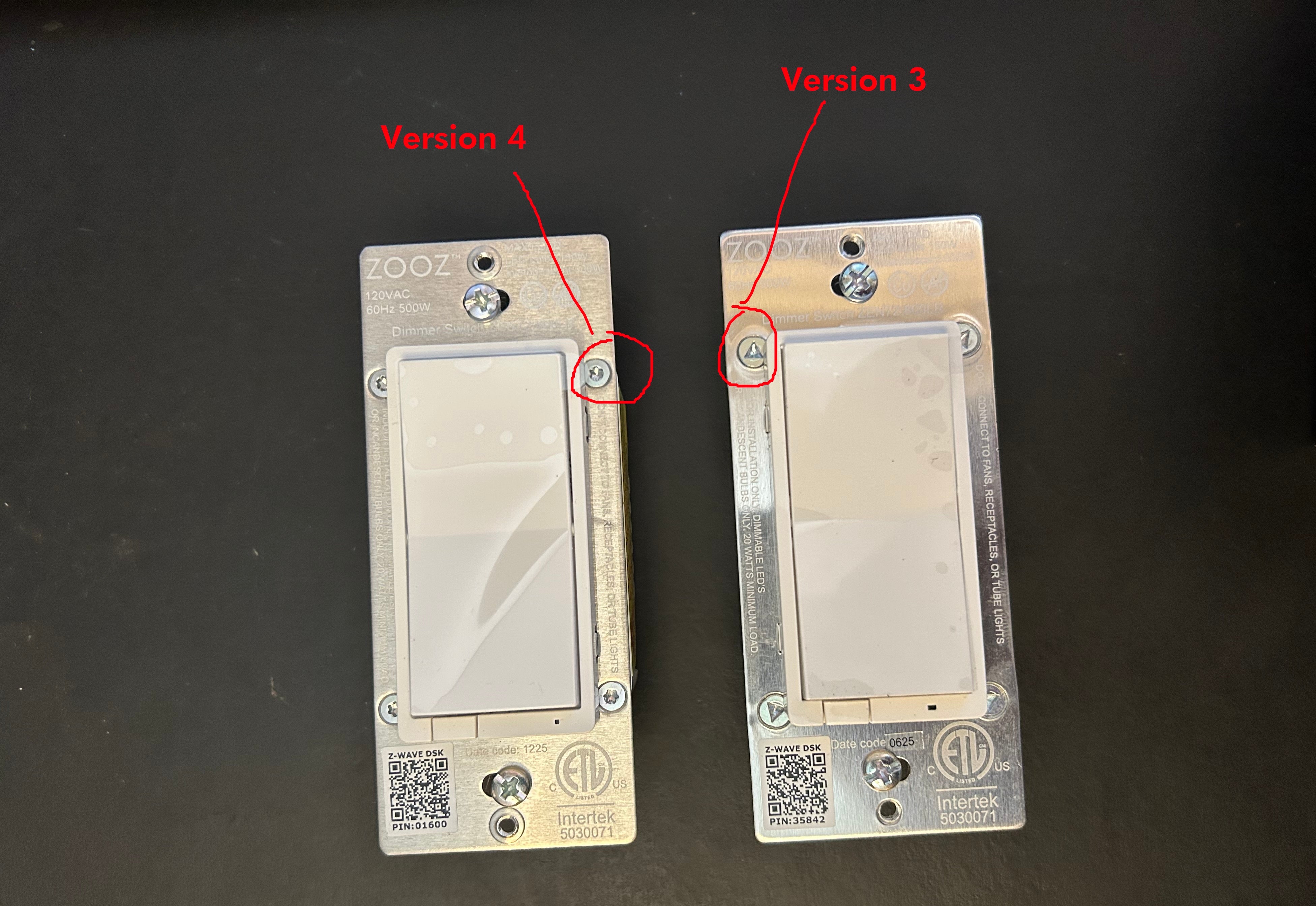 Zooz Zen72 / Zen77 Custom engraved (Faceplate only)