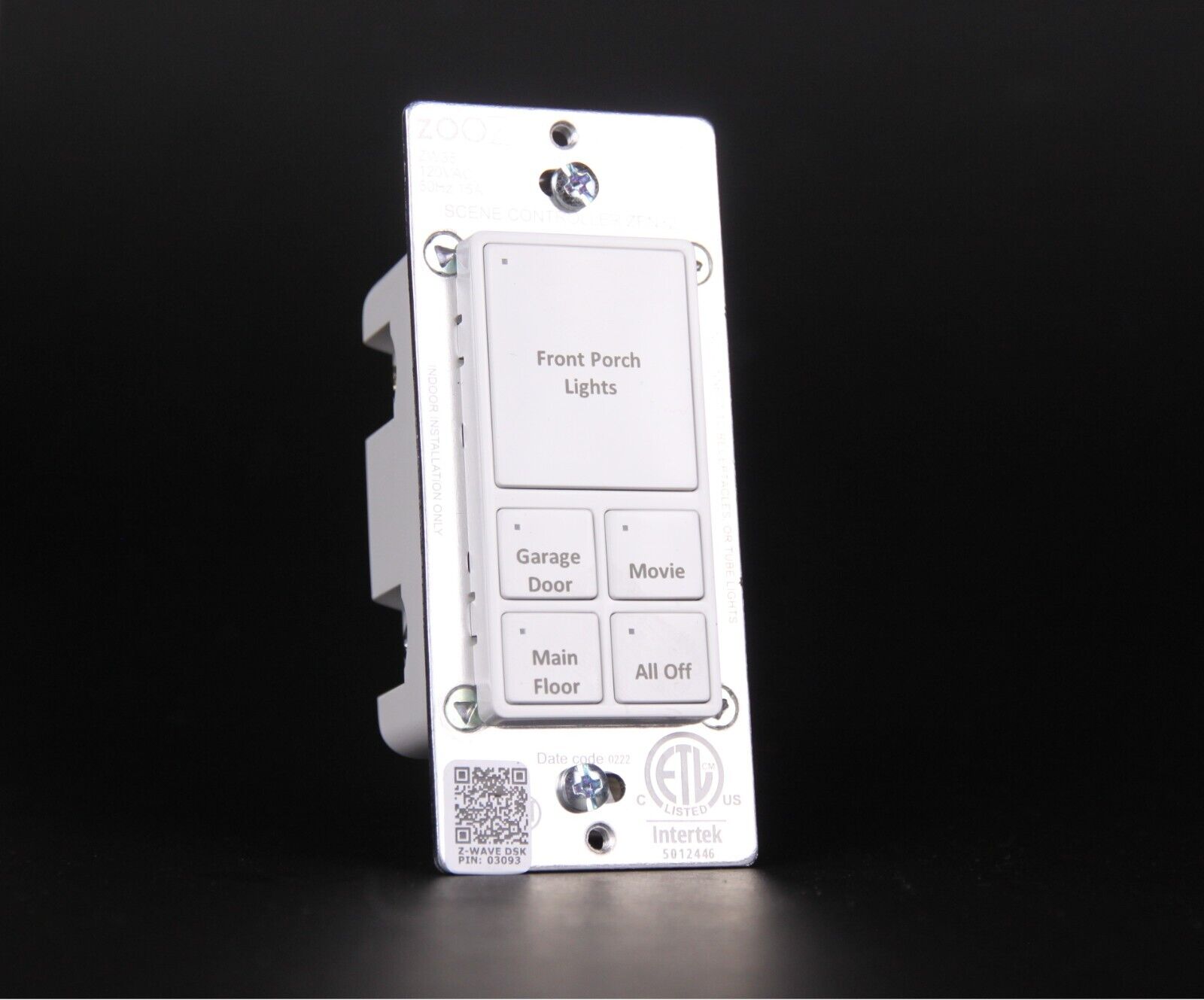 Zooz ZEN32 Custom engraved Faceplate Only Domotinc customs Zooz ZEN32 Custom engraved Faceplate Only Domotinc customs